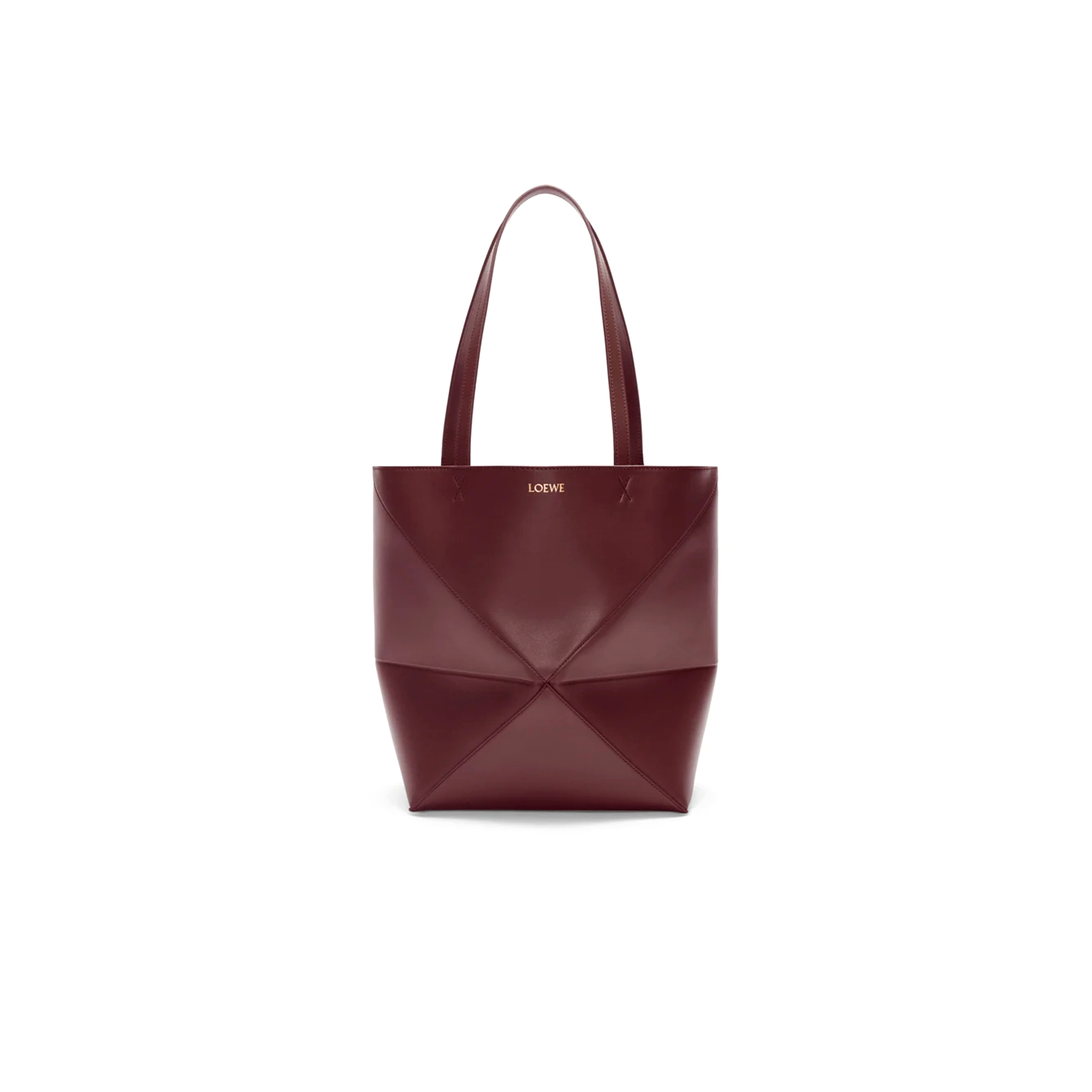 L0ew* medium puzzle fold tote in shiny calfskin a657g50x01 05 (31.5*25.5*14.5cm)